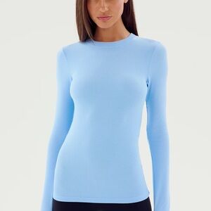 Splits59 Sky Blue Long Sleeve Tee
